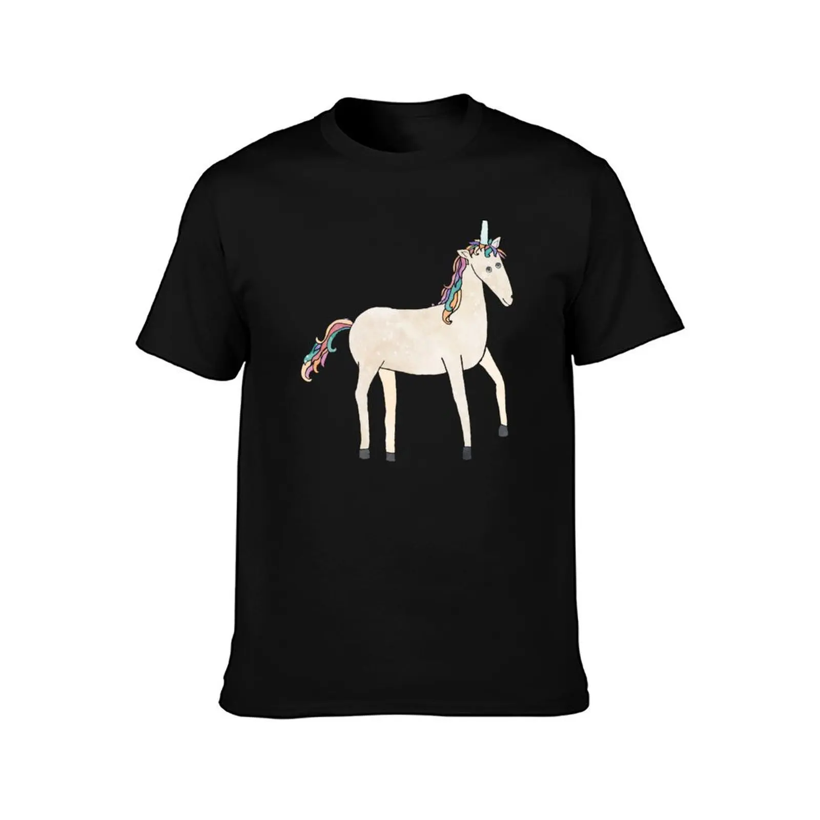 Unicorn Pattern on Pastel Purple T-Shirt Blouse blue archive anime t shirts designer shirts mens t shirt