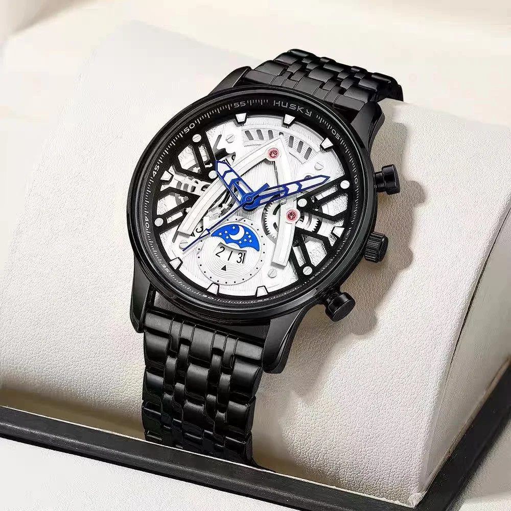 Yikaze Luxus Herren Quarz Armbanduhr wasserdicht Edelstahl lässig Business Männer Armbanduhren Mode Sport uhr für den Menschen