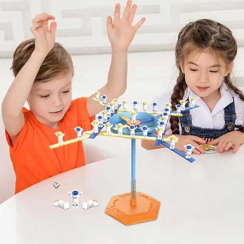 Juego de mesa de equilibrio para niños, árbol de equilibrio de astronautas, juego interactivo equilibrado para padres e hijos, juguete educativo, juguete de matemáticas Montessori