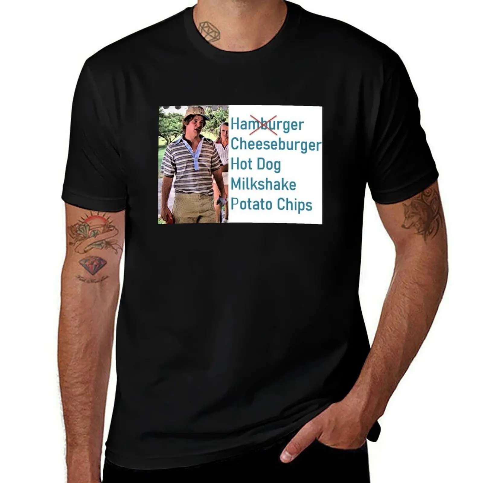 Caddyshack Spaulding T-Shirt Big Size Short Sleeve Casual Top T-Shirt