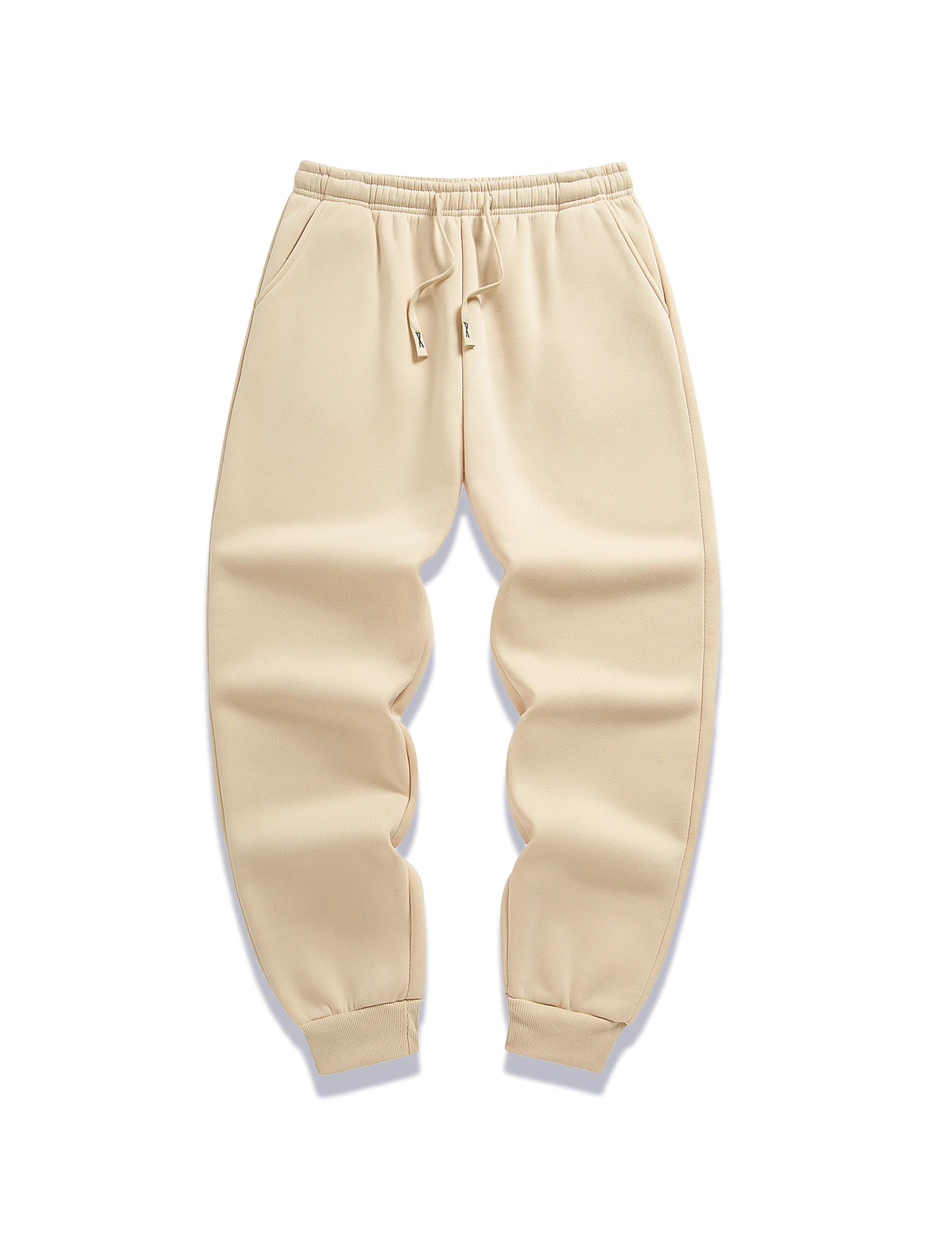 Autumn Winter Warm Fleece Pants Men Fitness Jogging Sweatpants Male Solid Color Casual Long Pants Daily Unisex Workout Trousers