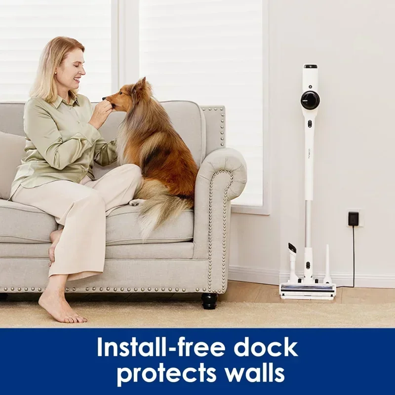 مكنسة كهربائية ذكية Dd2ttinecoes Pure One Air Pet Cordles، مكنسة كهربائية خفيفة الوزن للغاية، مثالية لشعر الحيوانات الأليفة، محمولة باليد