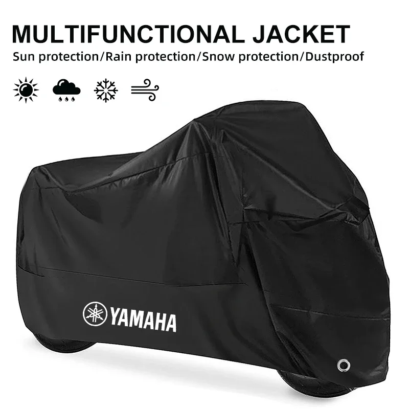 

Motorcycle Cover Waterproof All Season Dustproof UV Protective Outdoor Indoor Motorbike Cover for Yamaha R1 R3 R25 Mt-07 Mt-09