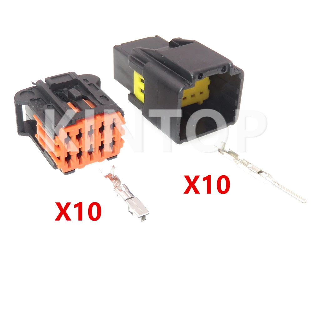 1 Set 10 Pins Auto Connector For Chevrolet Peugeot 98823-1011 98816-1011 Car Wiring Harness Unsealed Socket AC Assembly