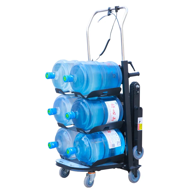 Stair Climbing Trolley Cart, Folding Stair Climber Hand Truck Dolly For Moving Logistics Warehouse