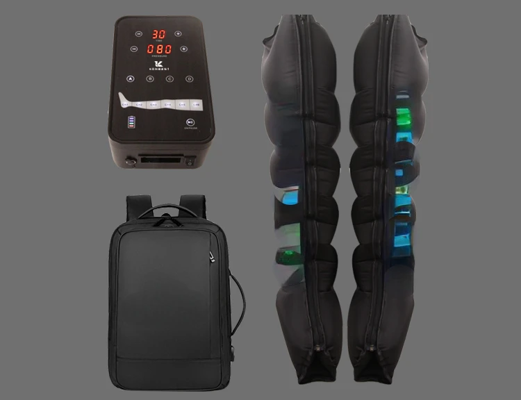 6 chambers sequential physical medical leg therapy treatment massager recovery boot equipments device