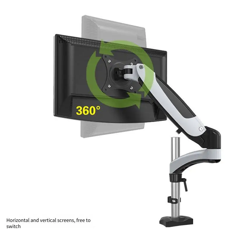 The monitor stand arm supports 17-27 inch standing office freely hovering 8kg desktop height-increasing stand GM112C