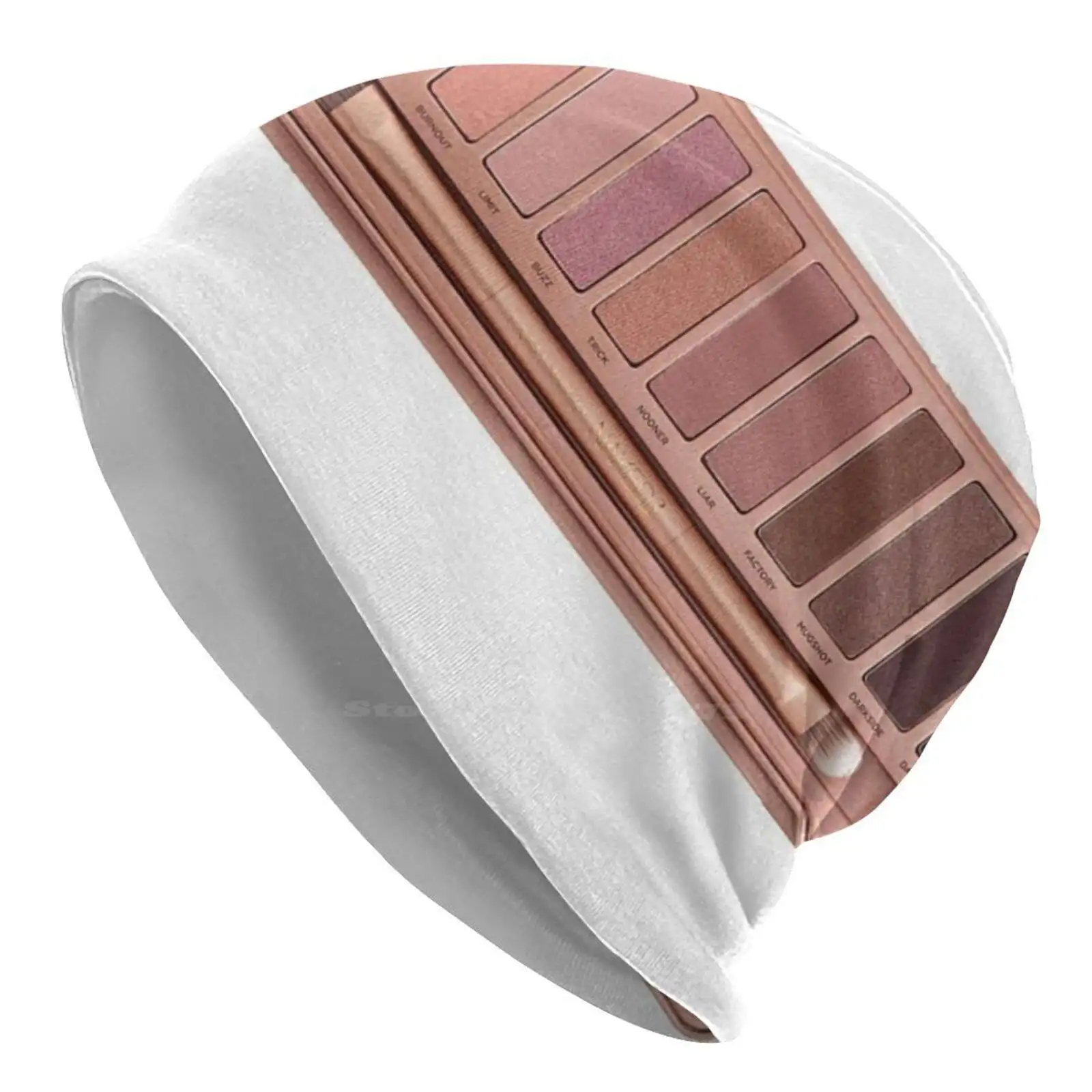 Urban Decay Palette Knitted Hat Warm Beanie Outdoor Caps Urban Decay Palette Makeup Rose Gold Eyeshadow Beauty Lover Trending