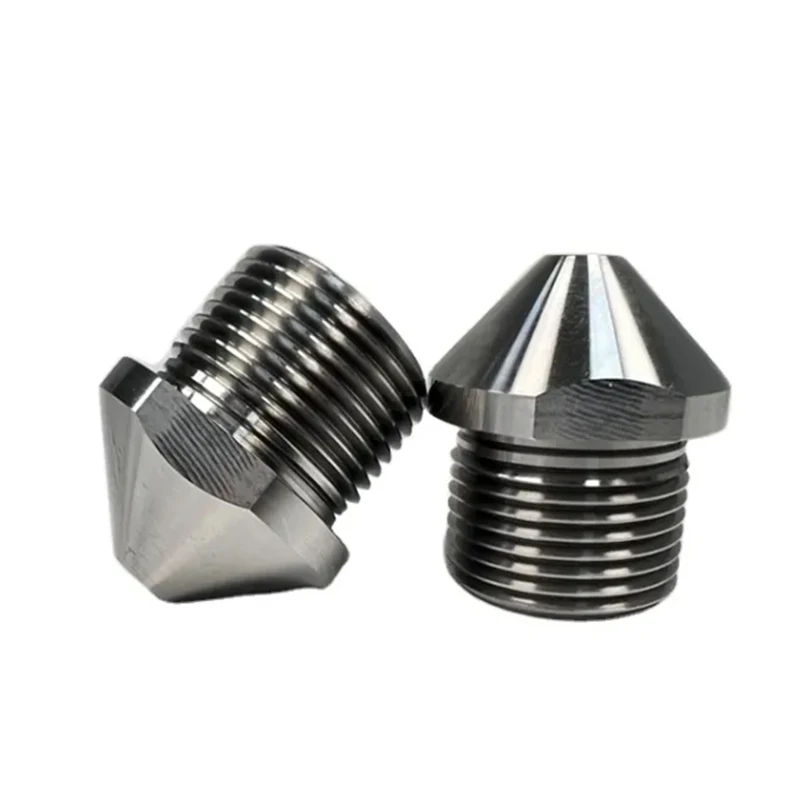 Custom CNC Milled 4140 Metal Nozzle Tips Precision Mechanical Spray Nozzle Male Thread