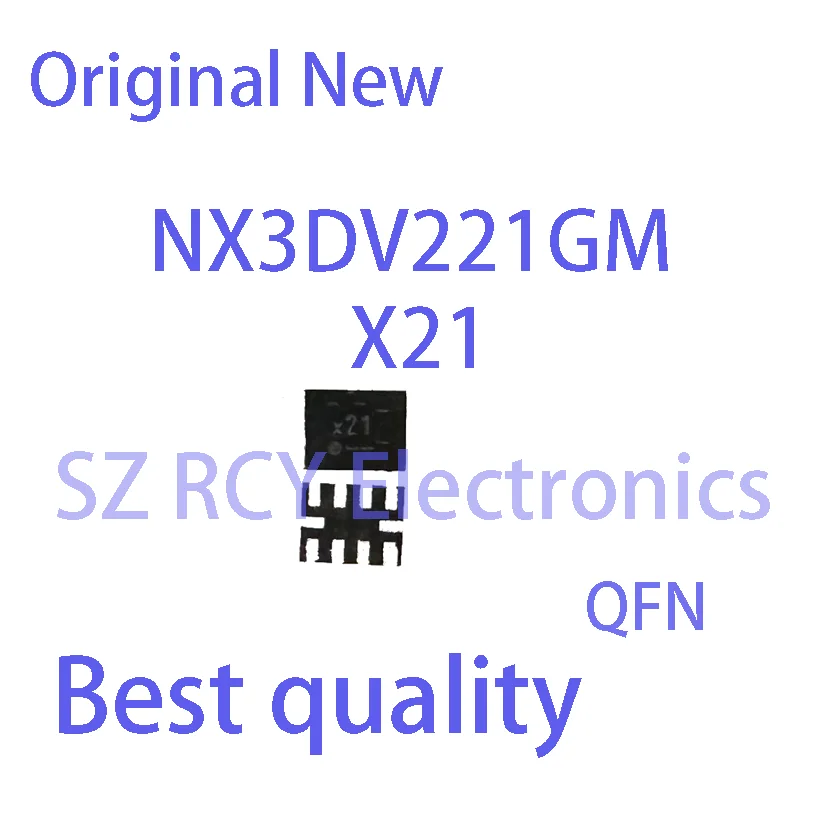 Chip electrónico QFN IC, NX3DV221GM, NX3DV221, de marca superior, 5-10 piezas, nuevo