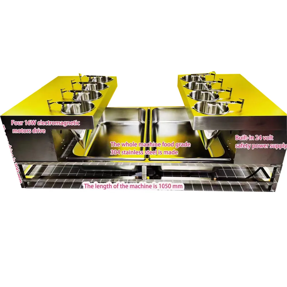 Four Head Industrial Commercial Bubble Tea Equipment Tapioca Pearl Making Machine Popping Boba Mold Machine