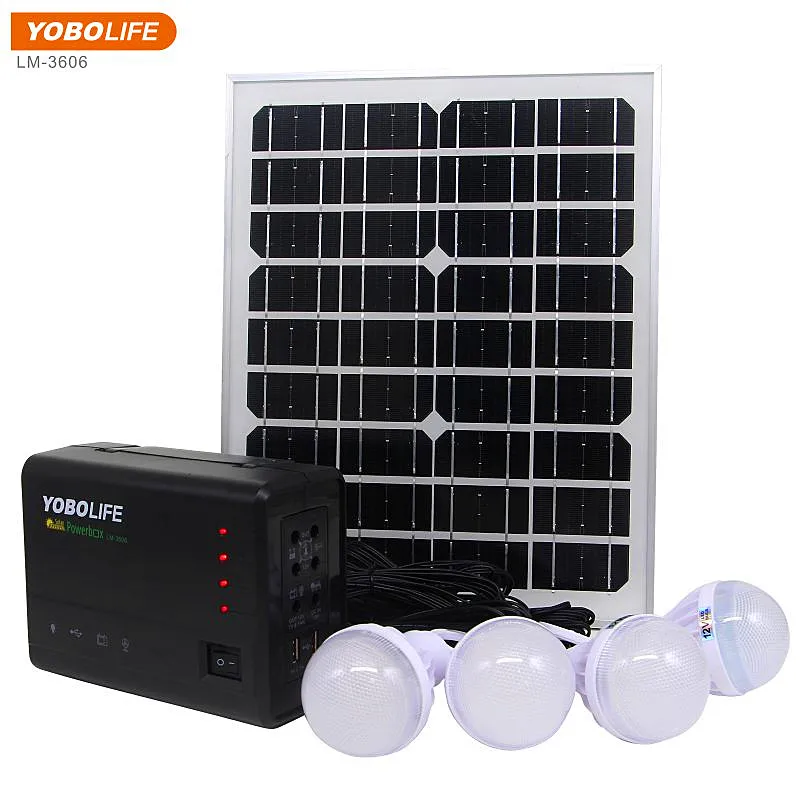 YOBOLIFE solar lighting kit for outdoor work for camping