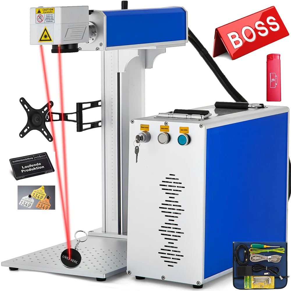 

PEIXU Hot sale 30W Portable Fiber Laser Marking Machine 150x150 mm Fiber Laser marking machine
