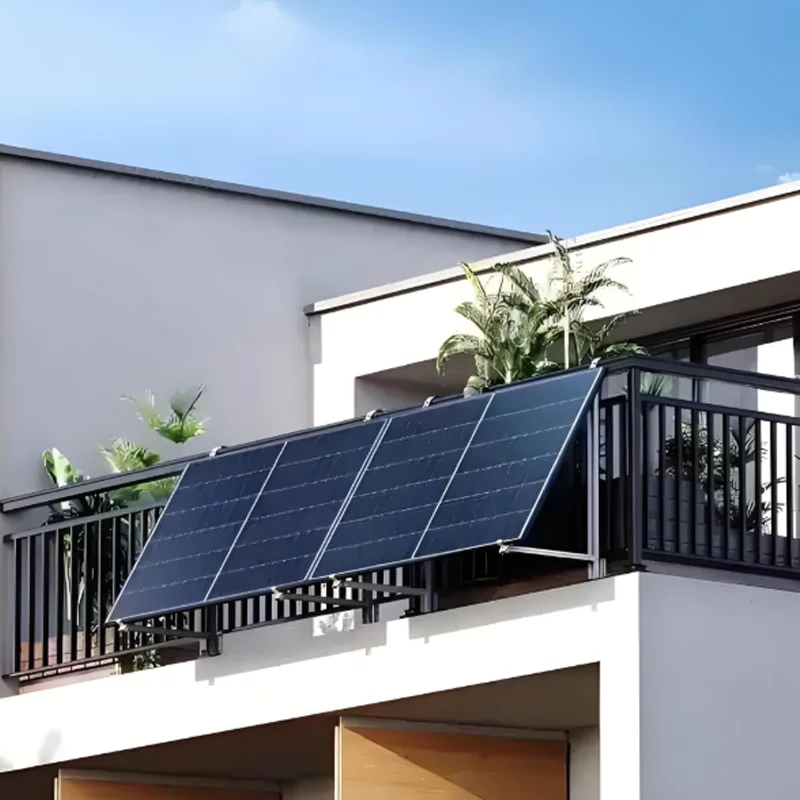 2026 Balcony Solar Energy Kit Aluminum Alloy Adjustable Tilt Easy Setup Anti-Corrosion Full Systempromote sales