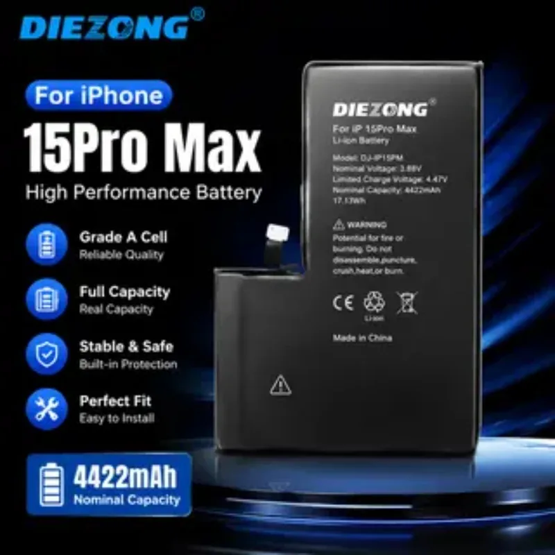 FOR IPHONE A2849/A3105 PHONE BATTERY 15Pro Max 4422mah High-Quality High Magnification Persistent standby In Stock Fast Charging