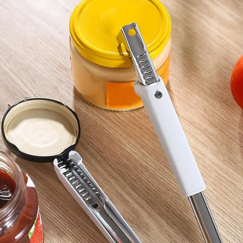 Easy Open Jar Opener Stainless Steel Manual Lid Opener Adjustable Jar Gripper For Tight Lids Multifunctional Ergonomic Kitchen