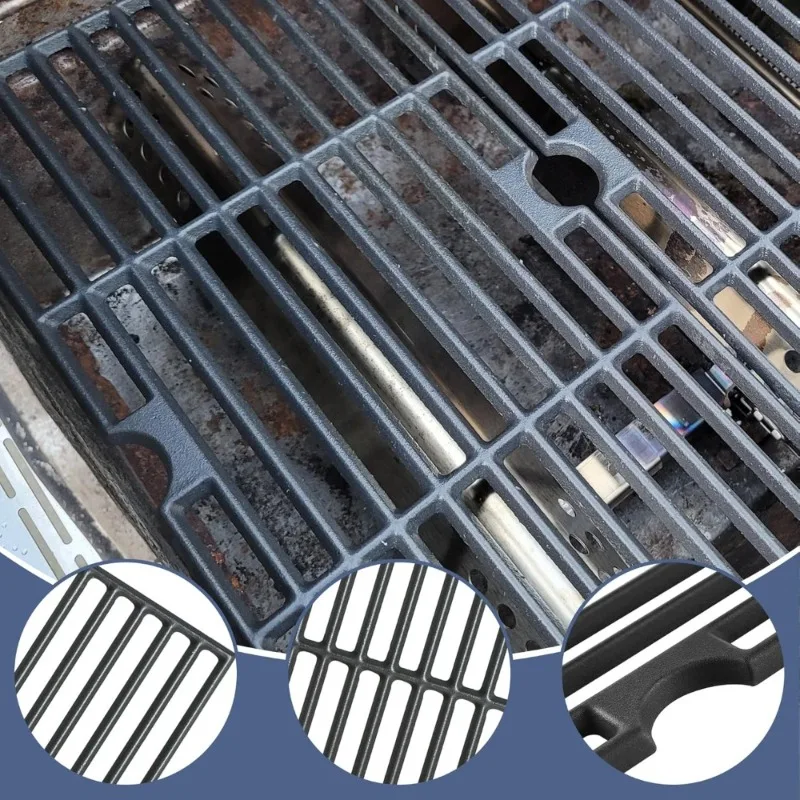 استبدال أنبوب الموقد الحراري لشبكة الطبخ من الحديد الزهر لأجزاء شواية الغاز ذات الموقدين #6