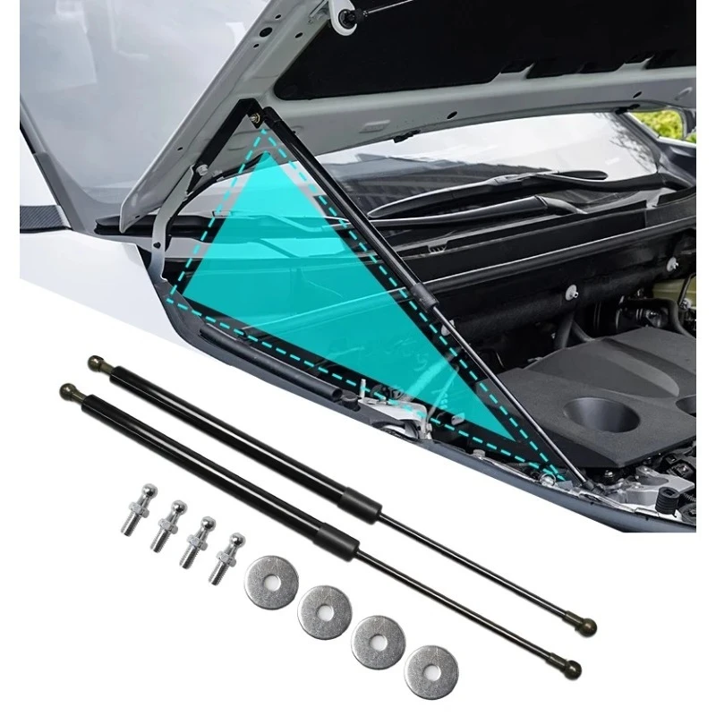 2PCS Gas Struts For Toyota Sienna Granvia XL40 2020-Present Front Hood Bonnet Lift Support Shock Damper Absorber Prop Rods