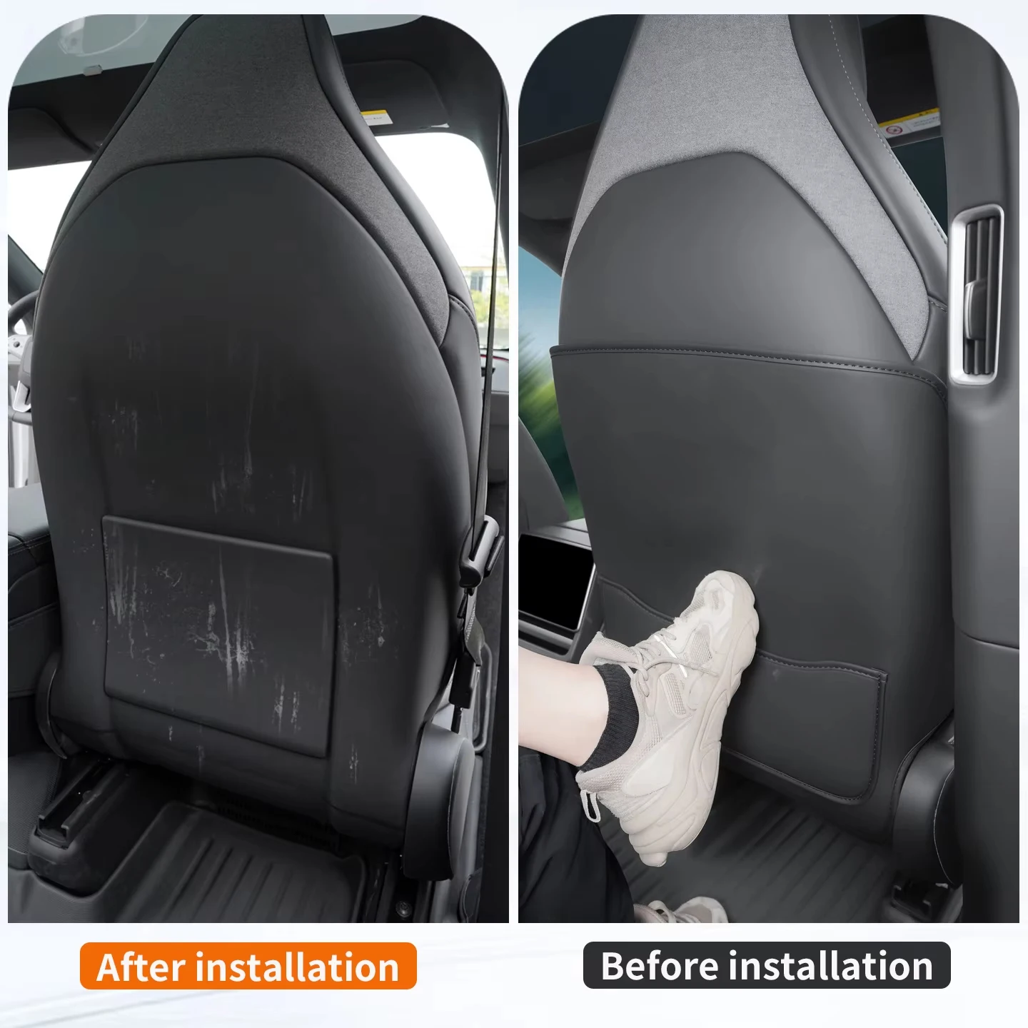 Anti-kick pad van leer voor Te - Mesh Back Cushion recensie en prijs
