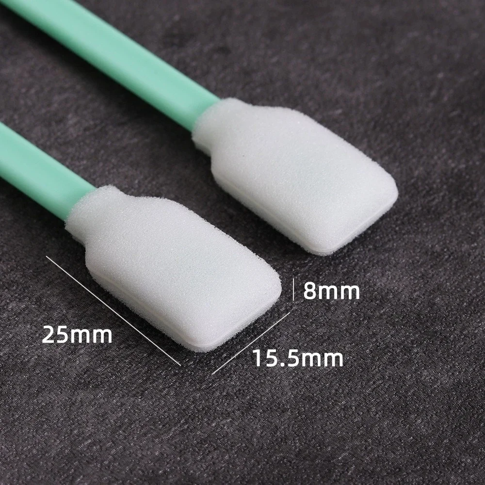 100PCS Professional Foam Cleaning Swab Sticks,Dust-Free Cleaning Sponge Tip for Printer Heads,Camera Lenses, Optical Equipment