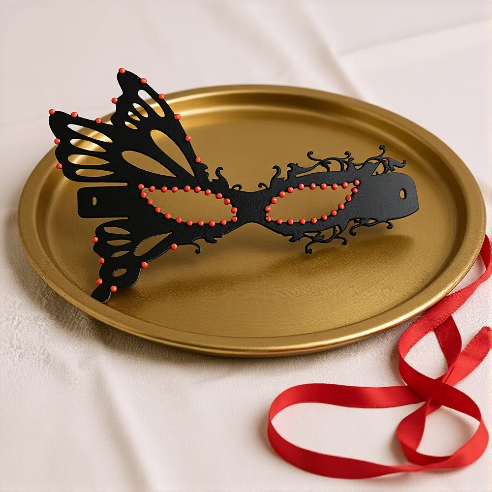 

Butterfly Eye Mask Colorful Rhinestone Half-Face Mask Halloween Mask Rhinestones For Halloween Costume Accessory Party