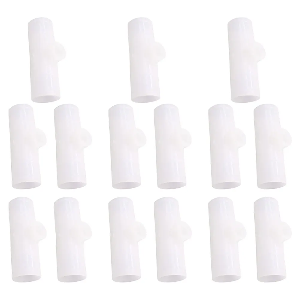 

15 Pcs Chicken Water System Drinking Fountain Accessories Tee Fitting Plastic PVC Pipe Bird Drinker Parts Efficient Flow Easy