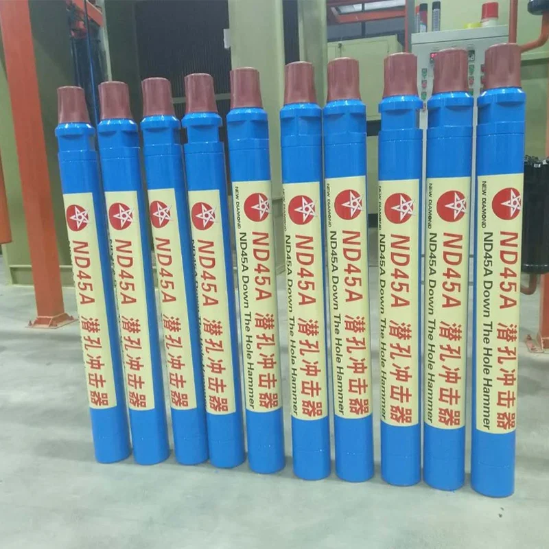 For High pressure dth hammer barrel for 8 inch rock drilling