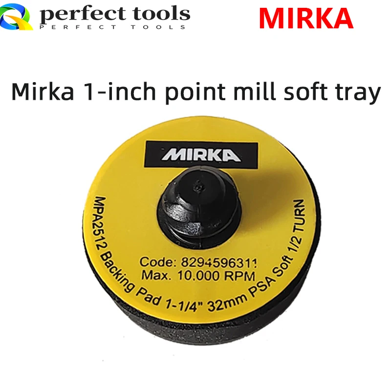 

1 Inch Car Finish Sander Small Polishing Machine Tray Original MIRKA MPA2512 Backing Pad 1-1/4 32mm Point Grinder Soft Tray