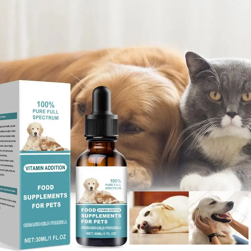 Pet Supplements Pet Body Support Supplement 30ml Nutrition Supplement For Dogs And Cats Efficient Food Supplement For Pet