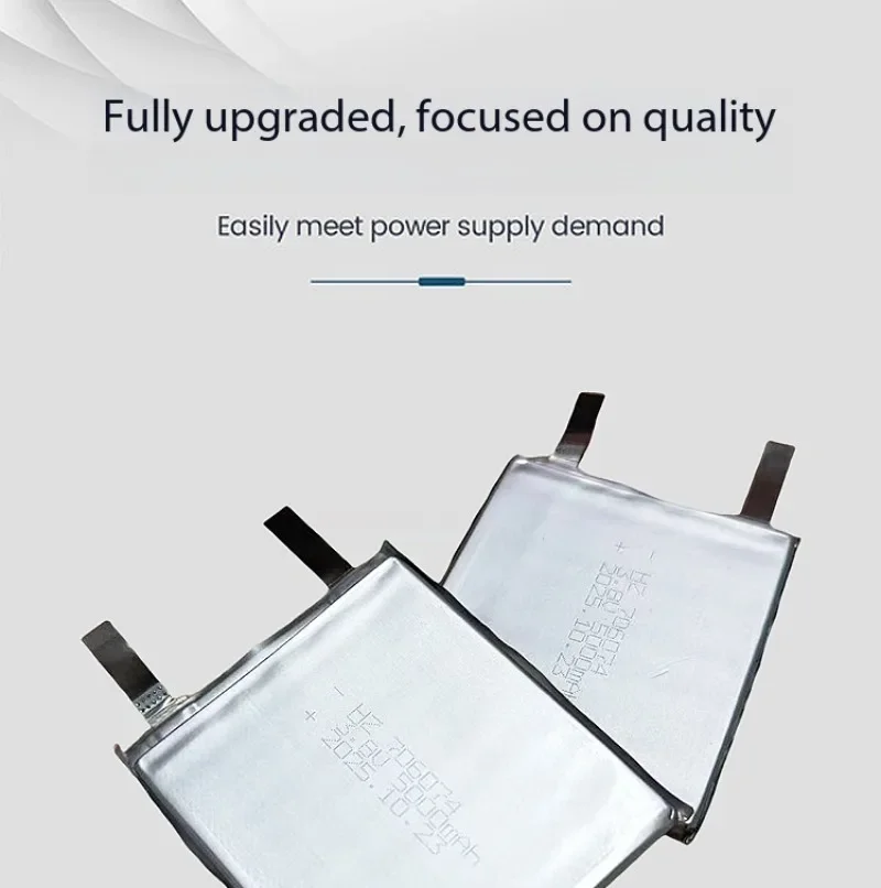 Reliable Performance 706074 3.8V 5000mAh For Semi-solid Lithium-ion Rechargeable Battery