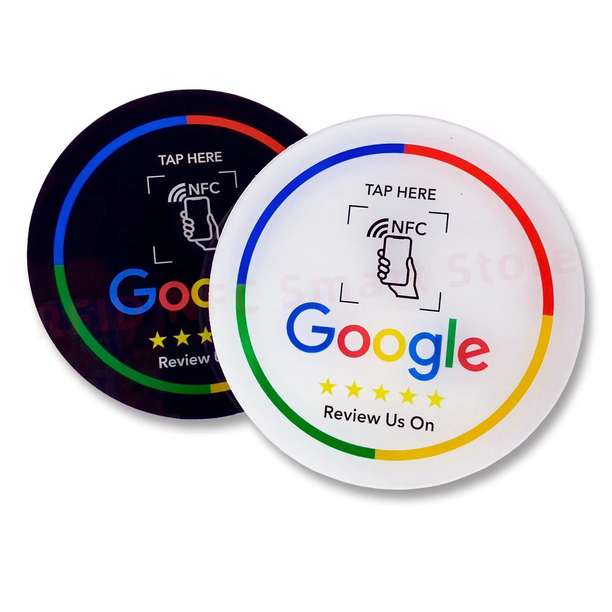 Acrylic NFC Plaque RotundityNFC Plate Google Reviews Increase Your Reviews