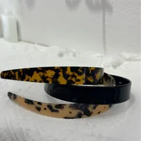 Diadema de acetato de ala ancha Retro para mujer, fijador de cabello, banda para el cabello de lavado de cara, adornos para el cabello de alta sensibilidad, moda de verano, nuevo