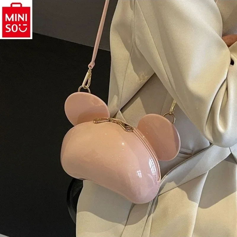 Disney Cartoon Mickey Anime Student Storage Wallet Women's Fashion High Quality Versatile Phone Bag