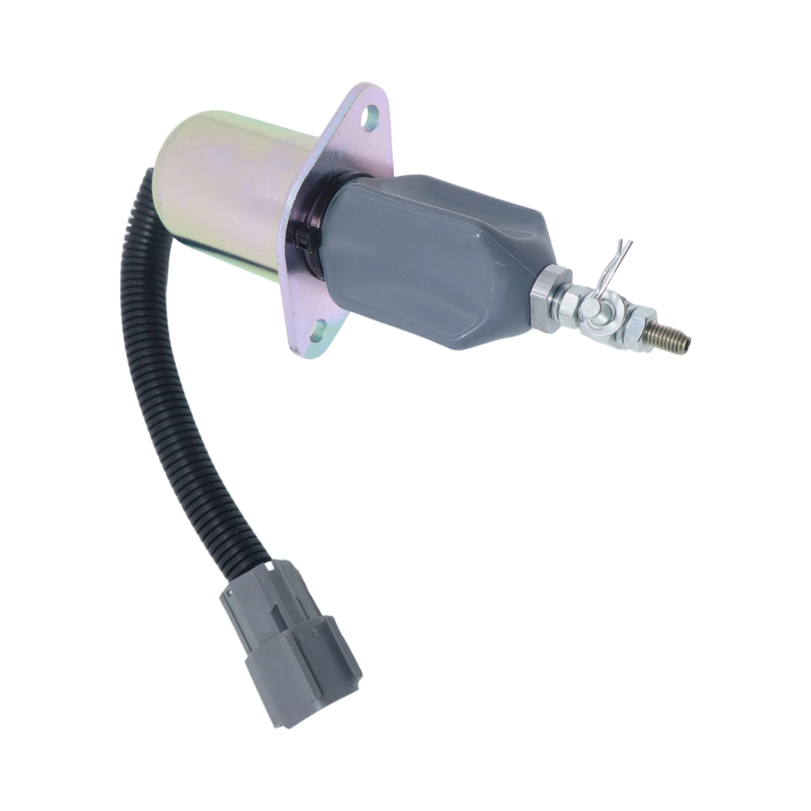 1751ES-12A3UC12B1S 12V Solenoid valve For Yanmar 4TNE94 4TNE94L 4TNV98 Engine Hyundai R60-5 R210-5 Volvo EC55 ECR88 Bobcat S150
