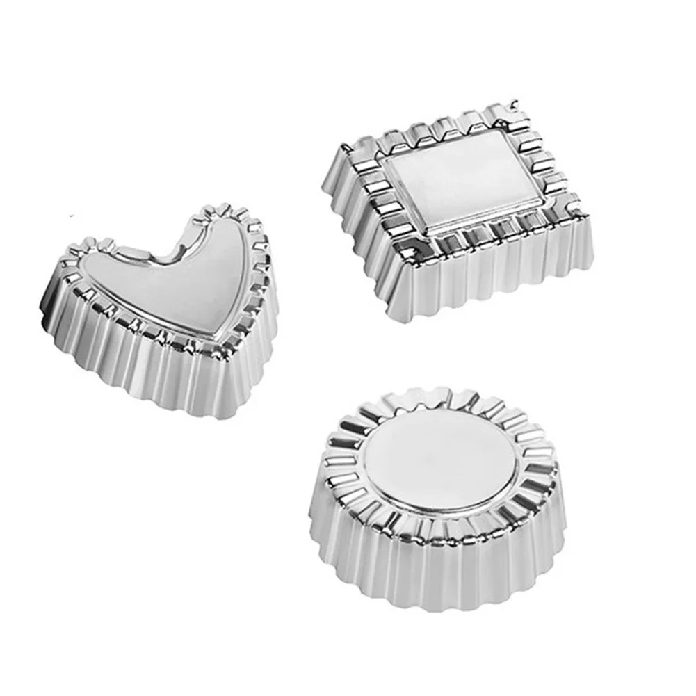 4pcs Aluminum Bunuelos Molds Set With Wooden Handle For Pastry Cookie Maker Baking Tools Kitchen Bakeware Accessories