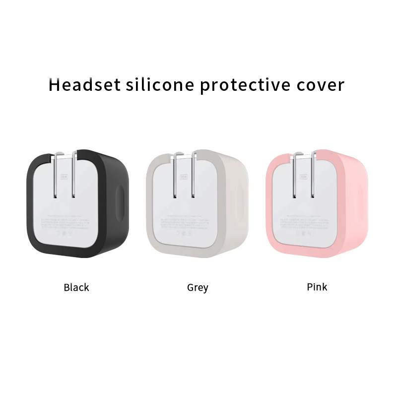 غطاء حماية من السيليكون لهاتف Apple 40W USB-C محول الطاقة مقاوم للصدمات والغبار