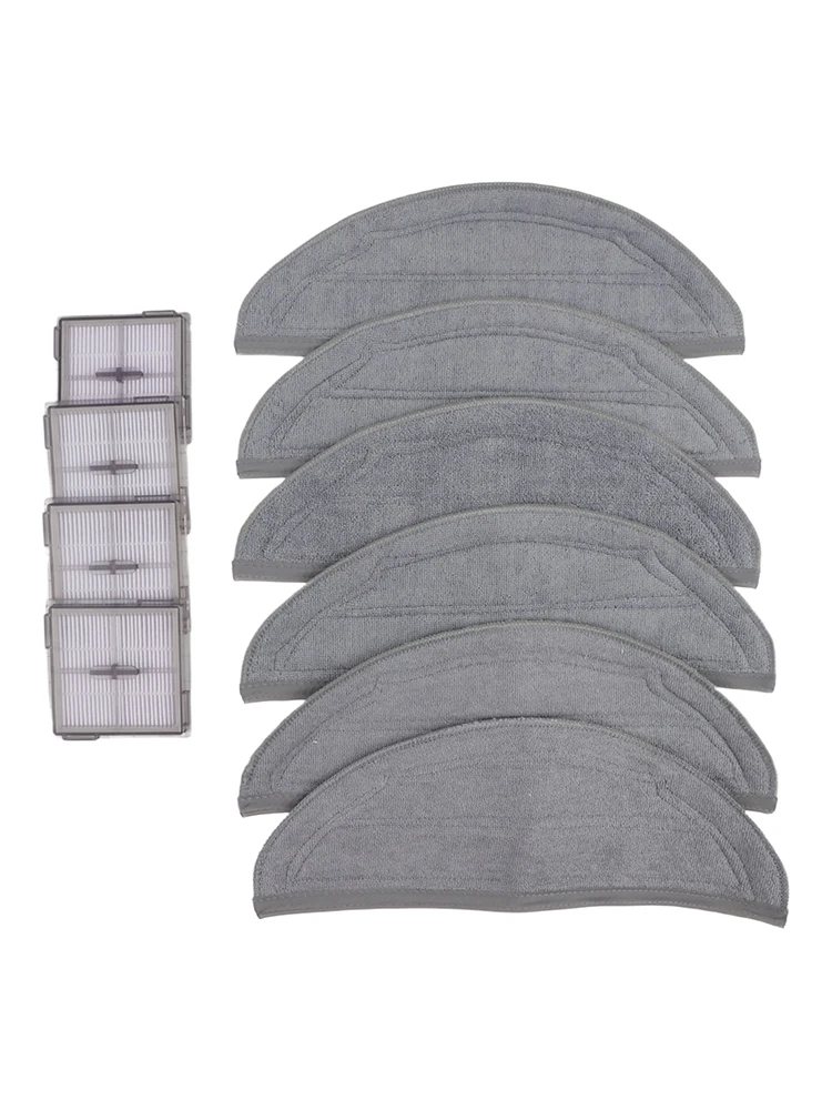 Comprehensive Replacement Kit for Roborock For Q10 S5+ and For Q10 VF 10 Pieces Including Mop Cloths and Filters