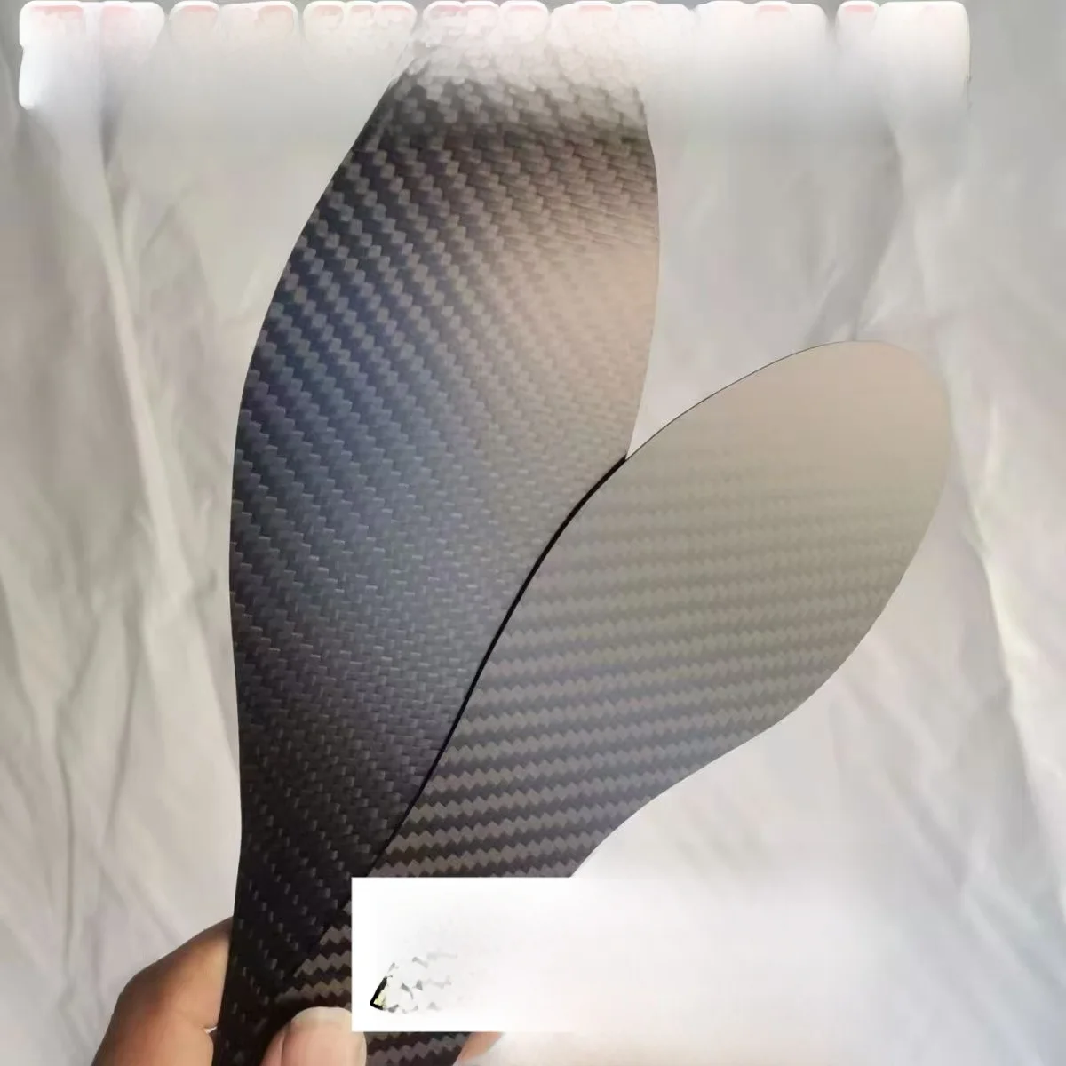 Full-Palm Carbon Fiber Shoe Insoles Sports Running Basketball Football Shock Absorption Anti-Twist Foot Protection Cleat