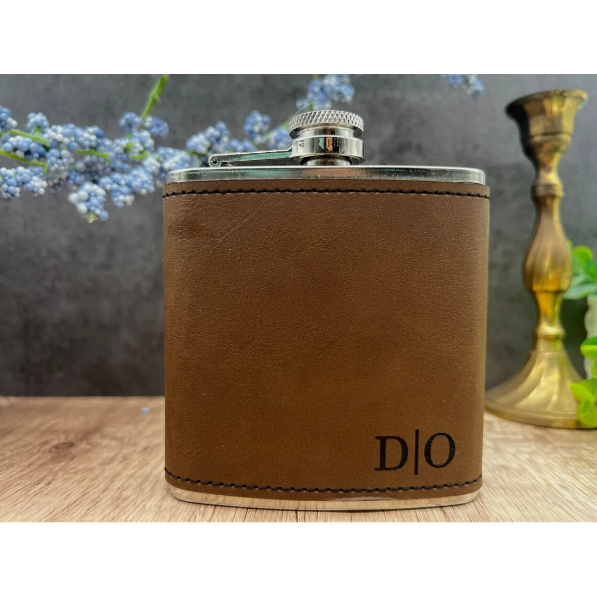 Personalized Flask for Men, Groomsman Gift, Leather Flask, Flask Personalized, Flasks, Bachelor Party Gifts