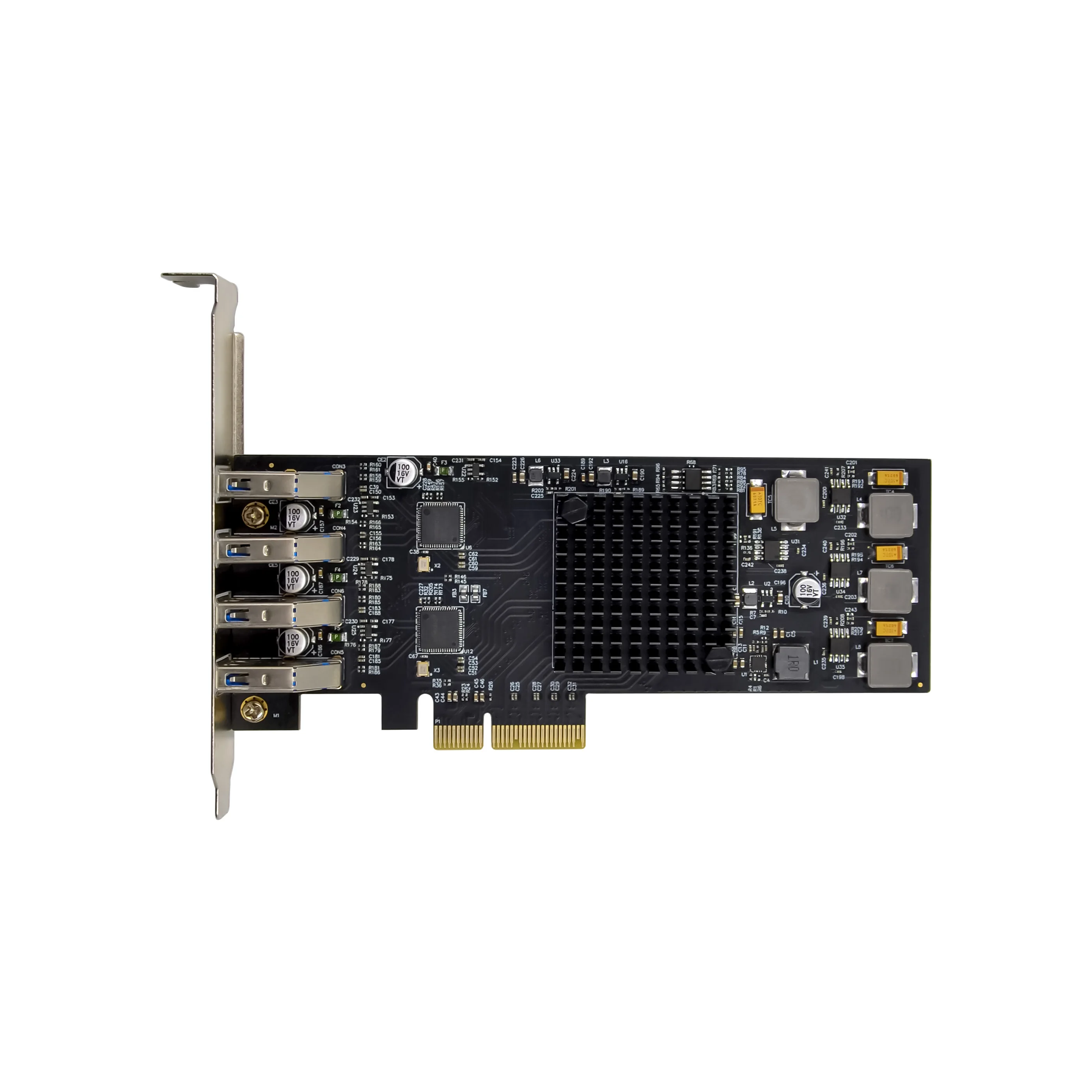SUNWEIT ST658  4 Ports USB 3.1 GEN2 PCI Express Card 4x to Usb3.1 SuperSpeed 40Gbps Adapter PCIe ASM3142 USB Card