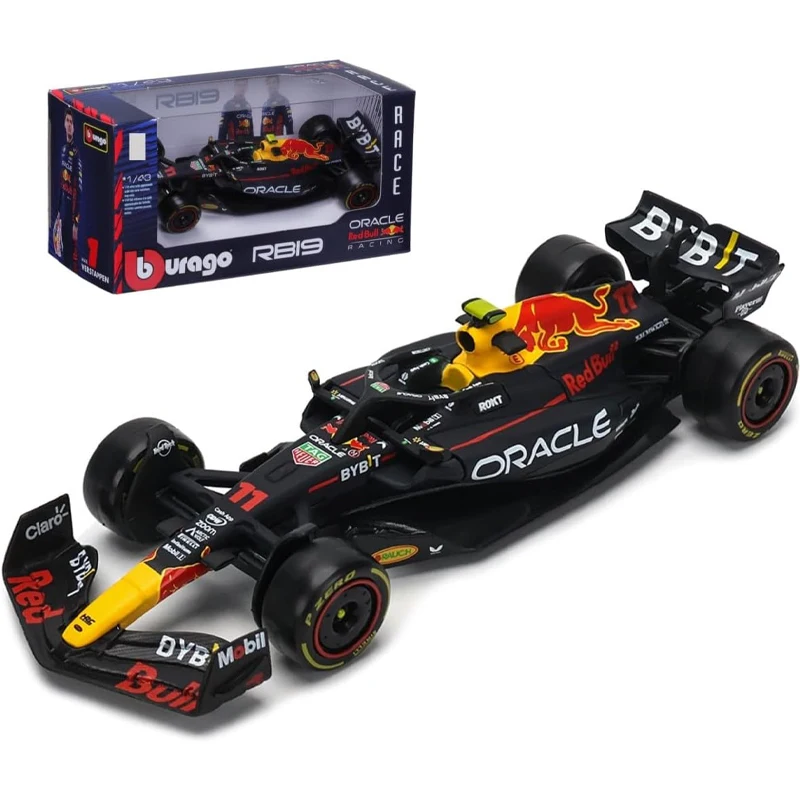 Bburago 1:43 F1 Model Regular Version 2023 Red Bull Racing RB19 #1 Verstappen #11 Perez Alloy Car Formula Die Cast Toy