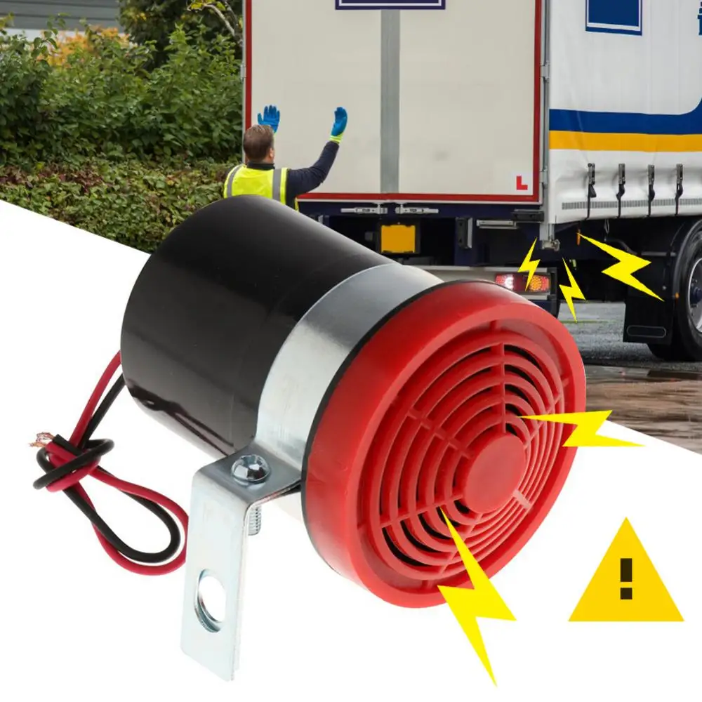 

Dropshipping!!12V Car Reversing Alarm Buzzer Durable Beeper Back Up Warning Horn Accessories