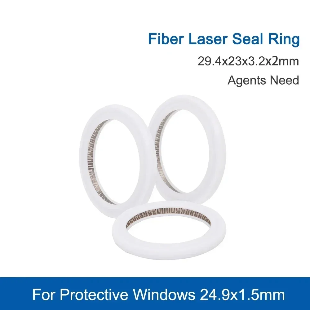 

3Pcs/Lot Raytools Original Seal Ring 29.4x23x3.2x2mm for Protective Windows 24.9x1.5mm Raytools BT240S BM109 BM111