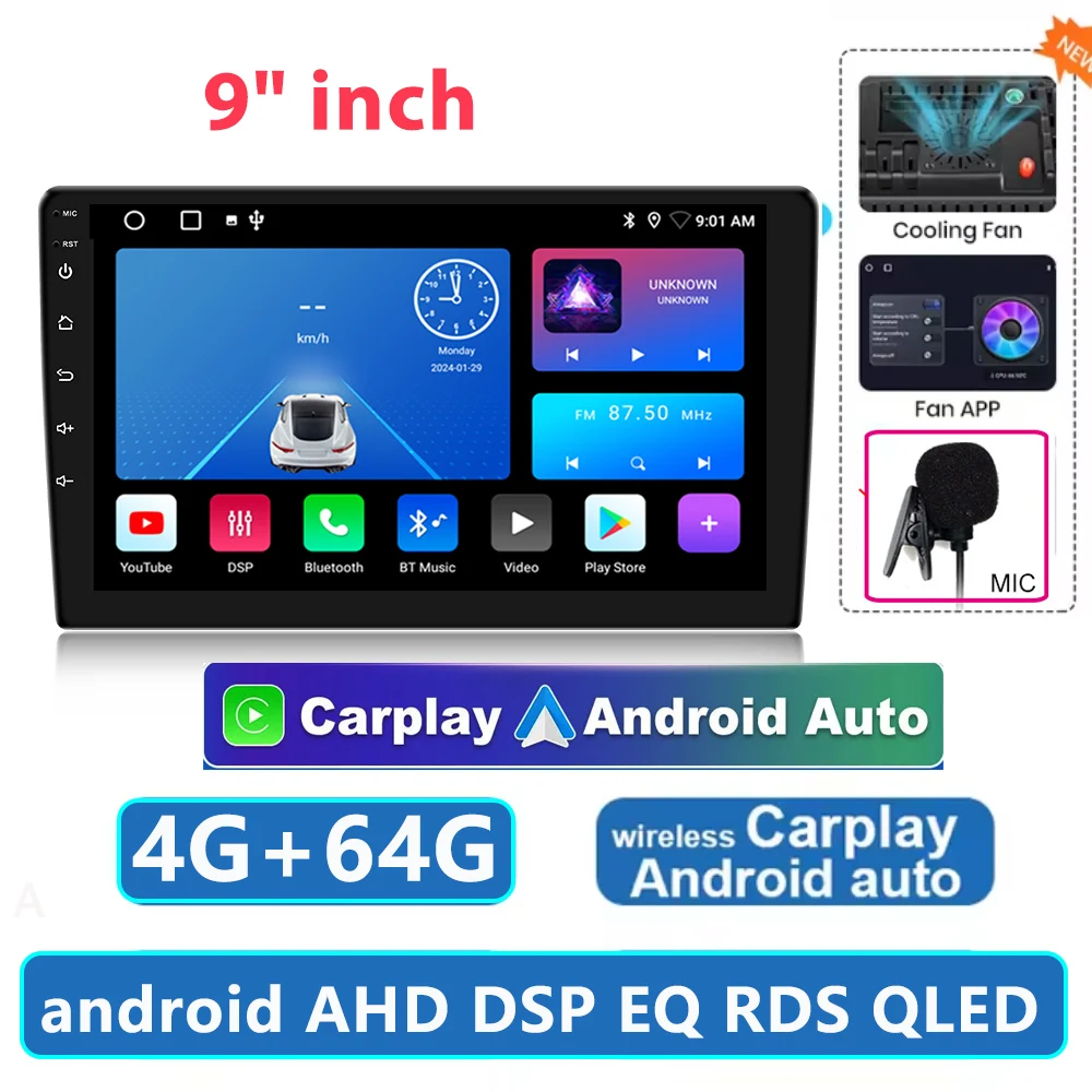7 9 10 inch Car play Android Radio Multimedia CarPlay Android Auto
