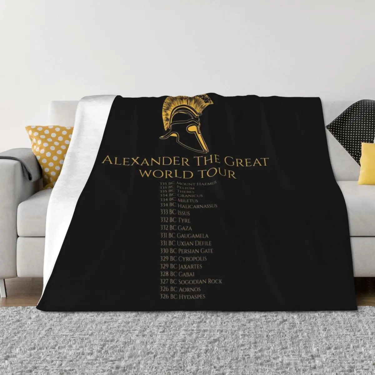 

Alexander The Great World Tour Throw Blanket Weighted cosplay anime Bed linens christmas decoration Blankets