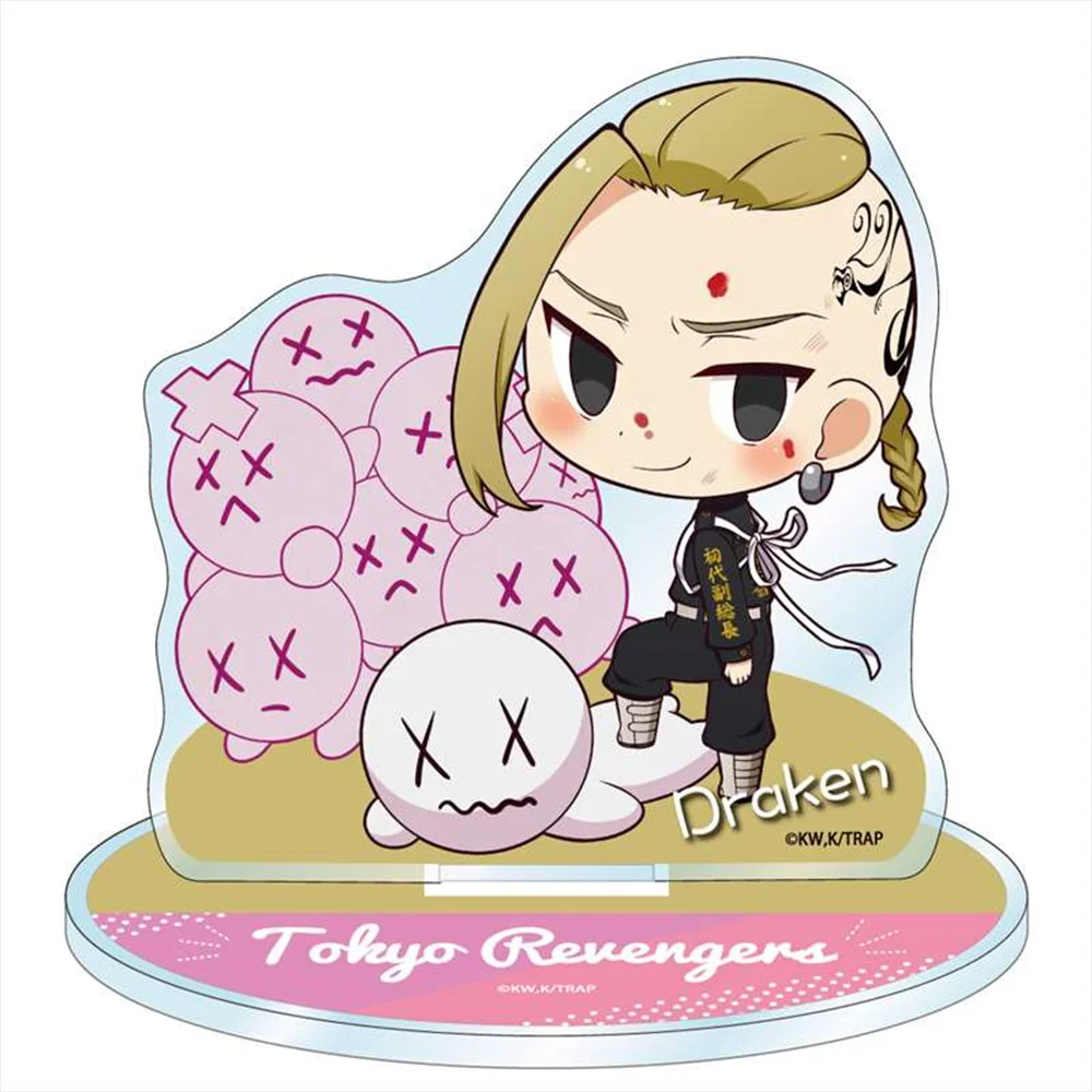 10 سنتيمتر أنيمي طوكيو المنتقمون الاكريليك حامل نموذج الشكل تأثيري لوحة حامل توبر عيد ميلاد المشجعين عيد ميلاد زخارف مكتب لوحة هدية