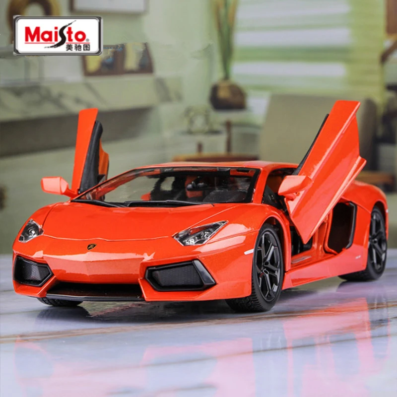 Maisto 1:24 Lamborghini Aventador LP700 Alloy Sports Car Model Diecast Metal Racing Car Model High Simulation Childrens Toy Gift