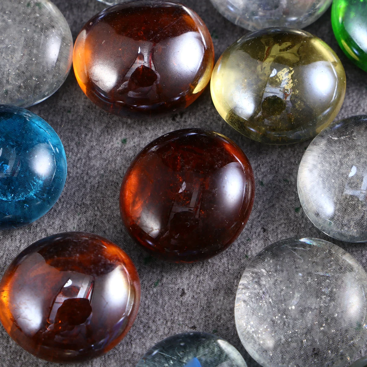 

1 комплект, красные прозрачные плоские бусины, стеклянные бусины тонкой работы для декора аквариума