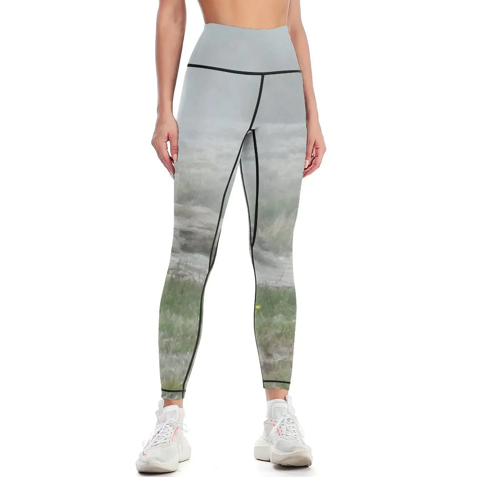 

Flowers In Iceland Leggings Women's sports Sweatpants Sports female gym clothing Womens Leggings
