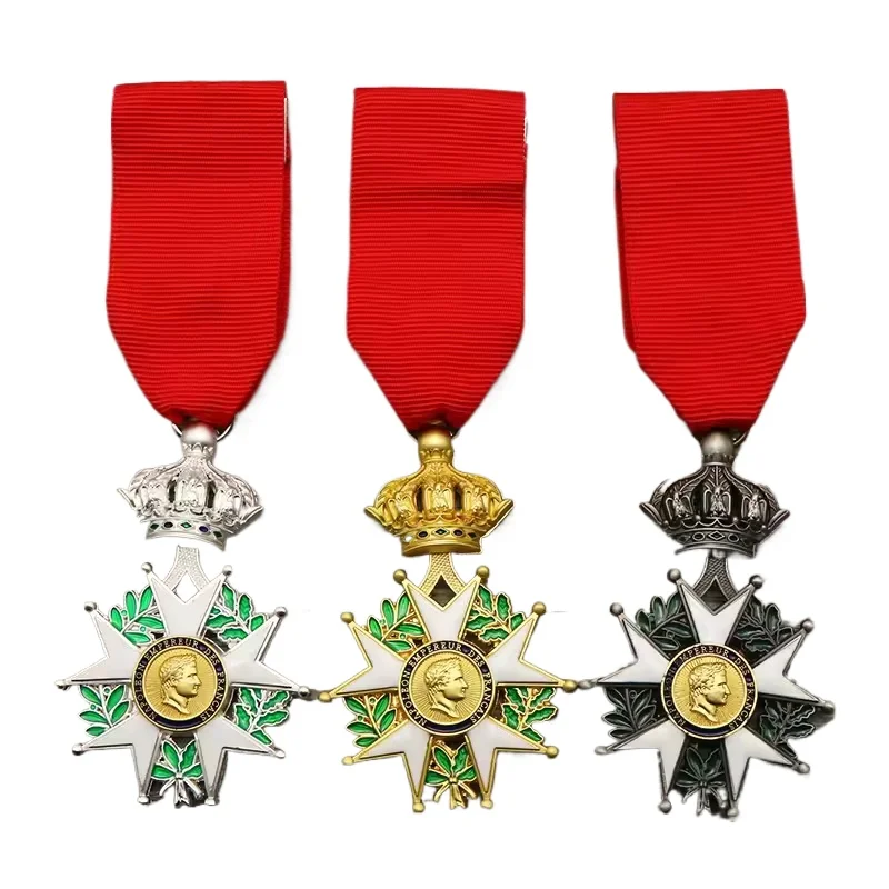 Napoleon French Legion of Honour Medal Replica Senior Knight Officer Order of Merit Collectible Gift